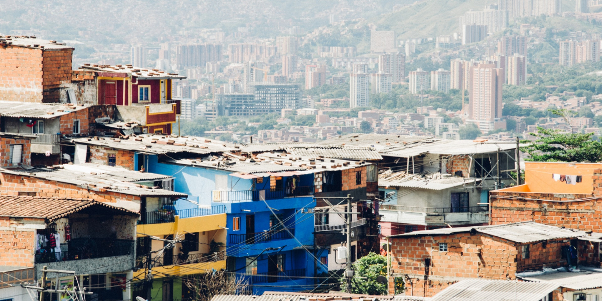 panorama of Medellín, Colombia