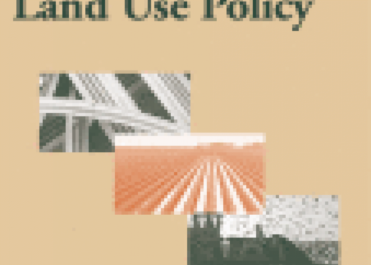 Land Use Policy Journal cover
