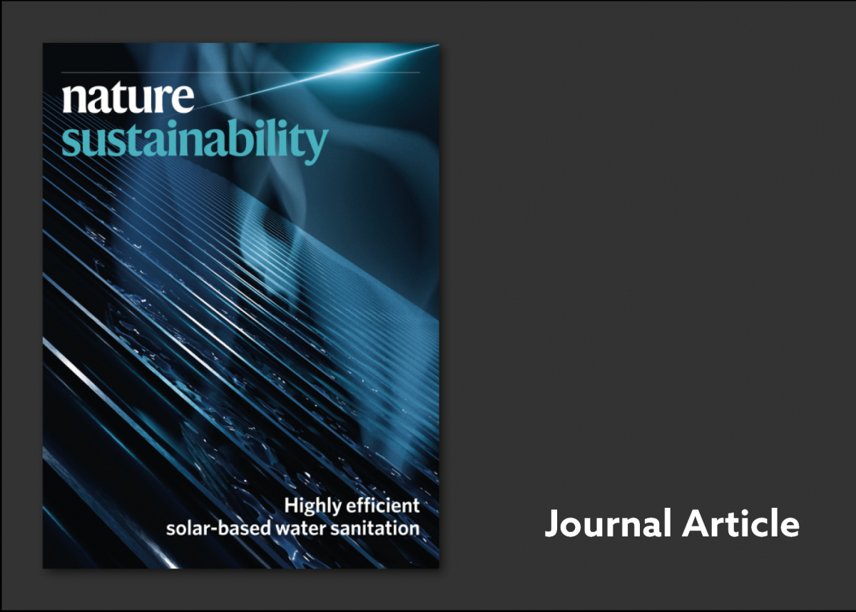 Nature Sustainability cover